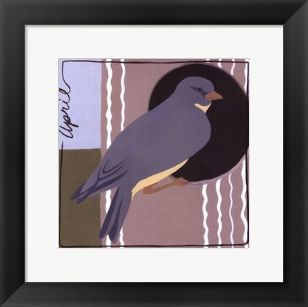 Framed Avian April Print