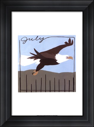 Framed Avian July Print