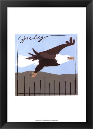 Framed Avian July Print