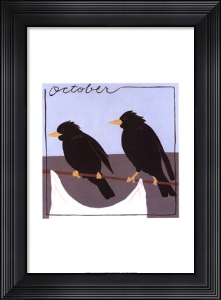 Framed Avian October Print