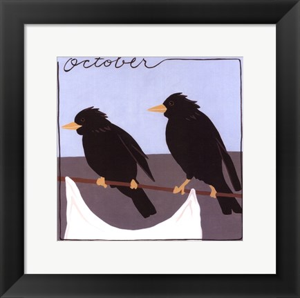 Framed Avian October Print