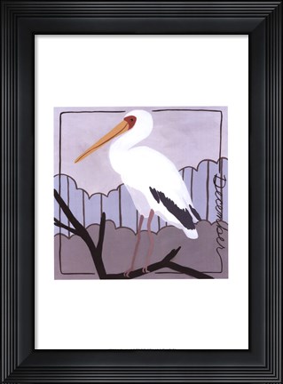 Framed Avian December Print