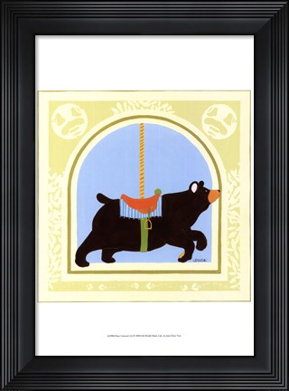 Framed Bear Carousel Print