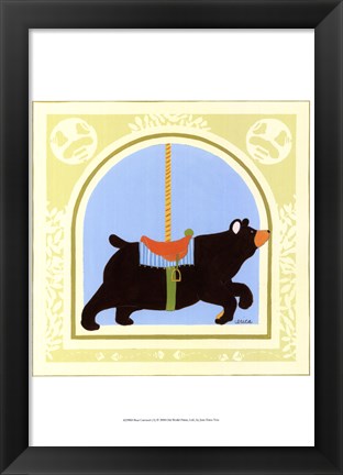 Framed Bear Carousel Print