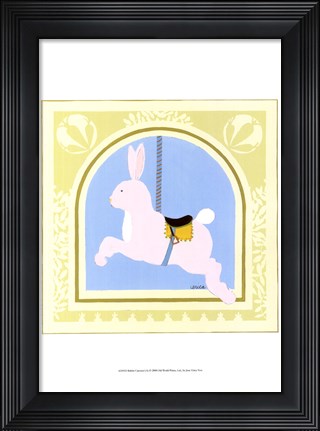 Framed Rabbit Carousel Print