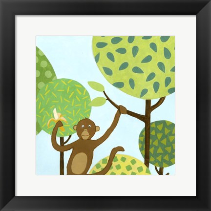 Framed Jungle Fun I Print