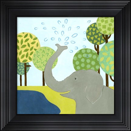 Framed Jungle Fun II Print