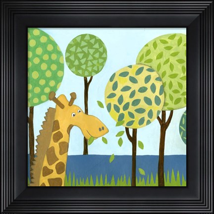 Framed Jungle Fun III Print