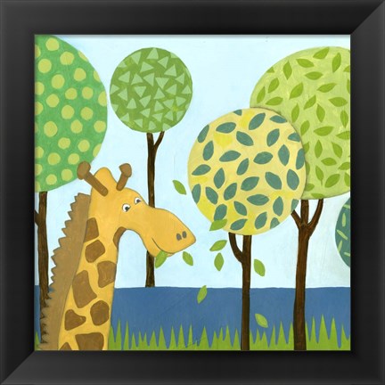 Framed Jungle Fun III Print