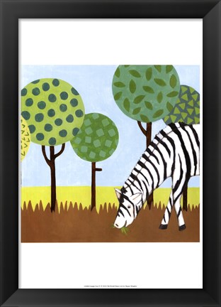 Framed Jungle Fun IV Print