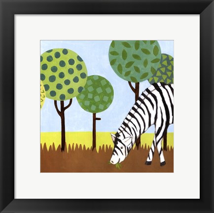 Framed Jungle Fun IV Print