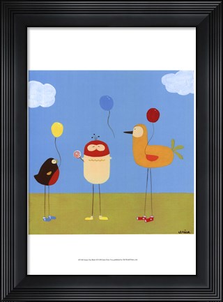 Framed Sunny Day Birds II Print