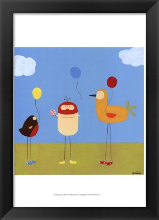 Framed Sunny Day Birds II Print