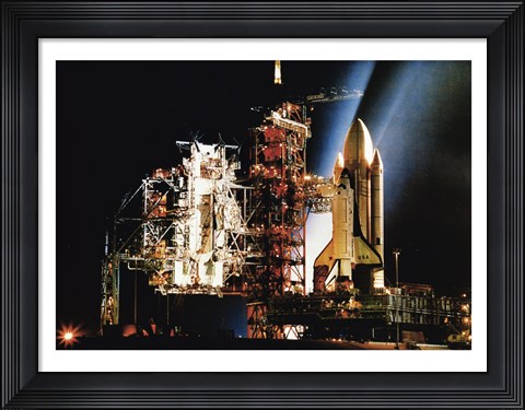 Framed Space Shuttle Columbia Print