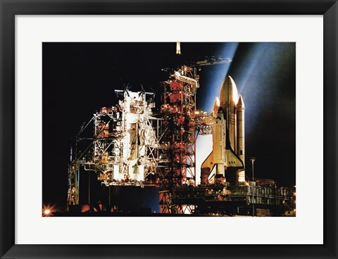 Framed Space Shuttle Columbia Print