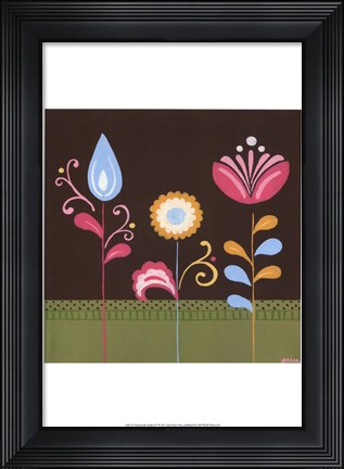 Framed Patchwork Garden IV Print