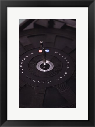 Framed Turntable III Print