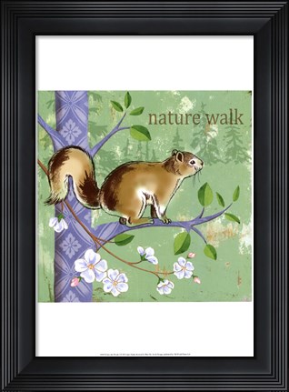 Framed Into the Woods Print