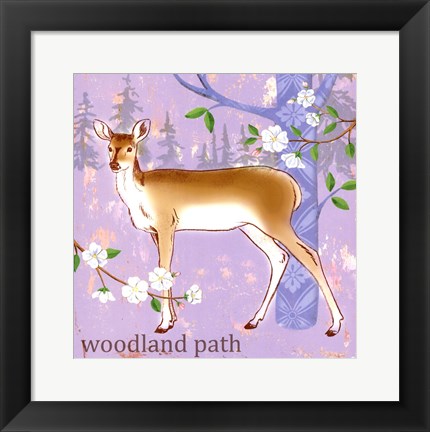 Framed Into the Woods IV Print