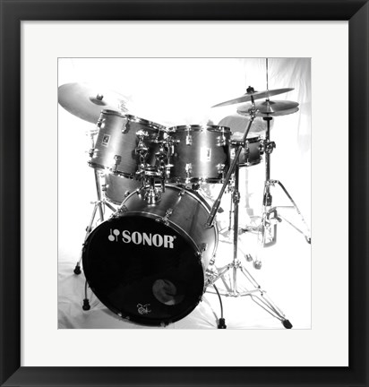 Framed Drum Set Print