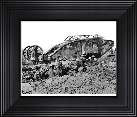 Framed British Mark I Print