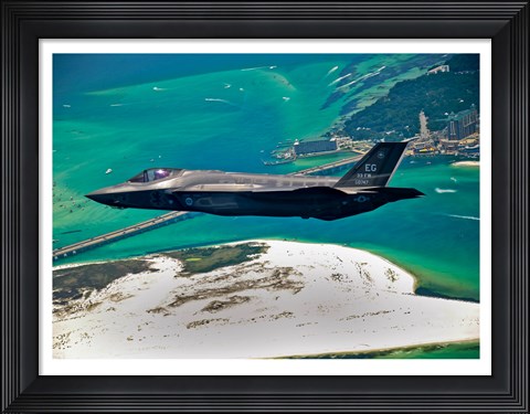 Framed First F-35 Headed for USAF Service Print
