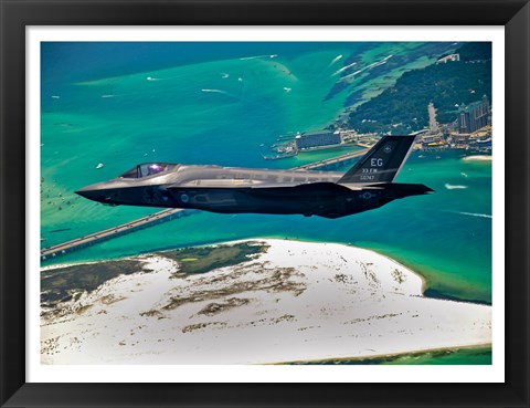 Framed First F-35 Headed for USAF Service Print