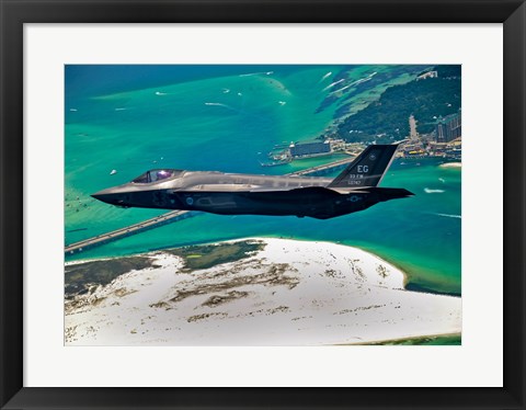 Framed First F-35 Headed for USAF Service Print