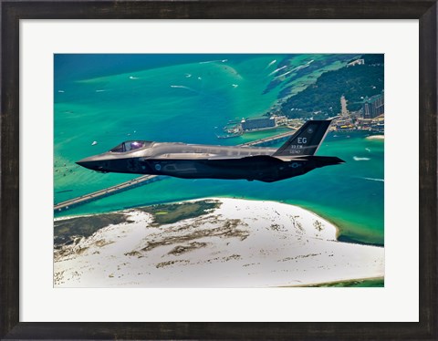 Framed First F-35 Headed for USAF Service Print