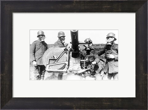 Framed German Soldiers 1915 Print