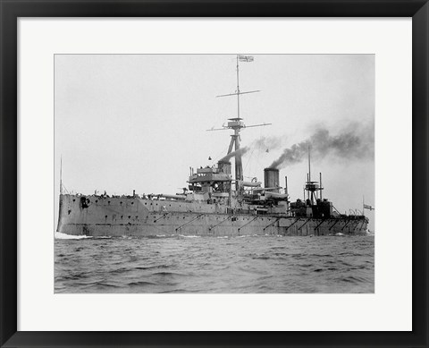 Framed HMS Dreadnought 1906 H61017 Print