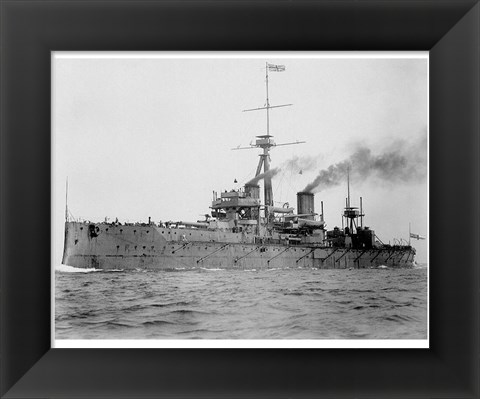 Framed HMS Dreadnought 1906 H61017 Print