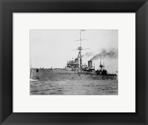 Framed HMS Dreadnought 1906 H61017 Print