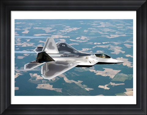 Framed Lockheed Martin F-22 Print