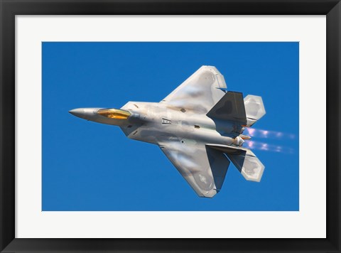 Framed Lockheed Martin F-22A Raptor JSOH Print