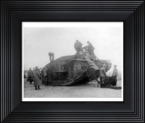Framed Mark IV Tank Print