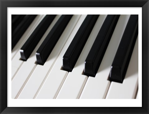 Framed Piano Keys Print