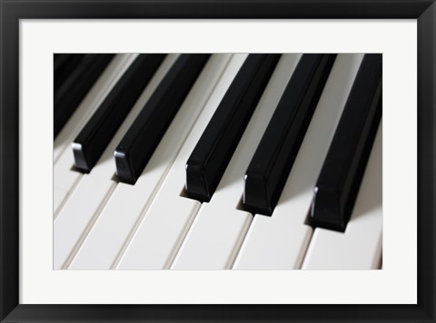 Framed Piano Keys Print