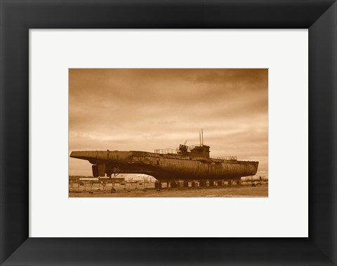 Framed U - Boat U534 Print