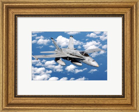 Framed USMC FA-18 Hornet Print