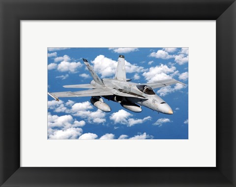 Framed USMC FA-18 Hornet Print