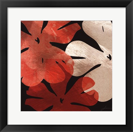 Framed Bloomer Tiles III Print