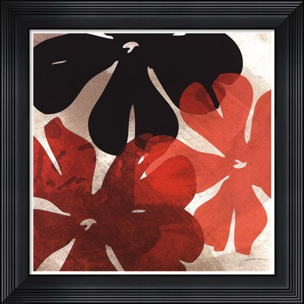 Framed Bloomer Tiles IV Print