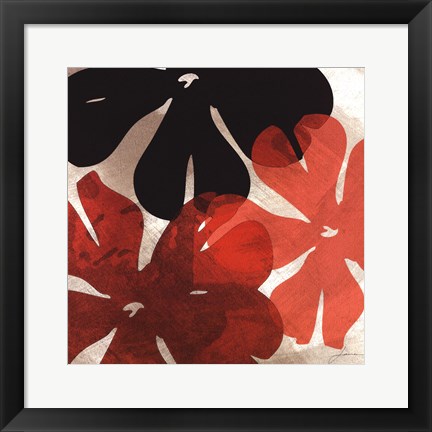 Framed Bloomer Tiles IV Print