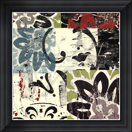 Framed Batik I Print