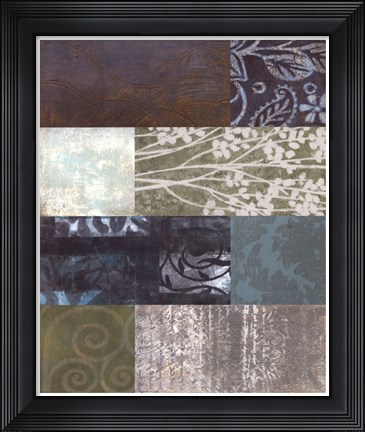 Framed Zen Composition I Print