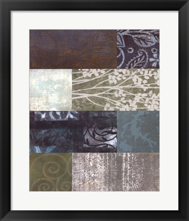 Framed Zen Composition I Print