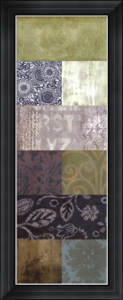 Framed Zen Panel I Print