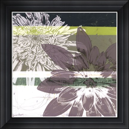 Framed Graphic Blooms II Print