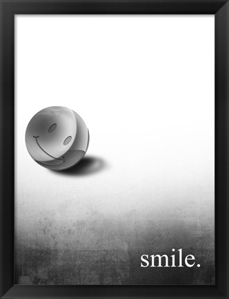 Framed Smile Print